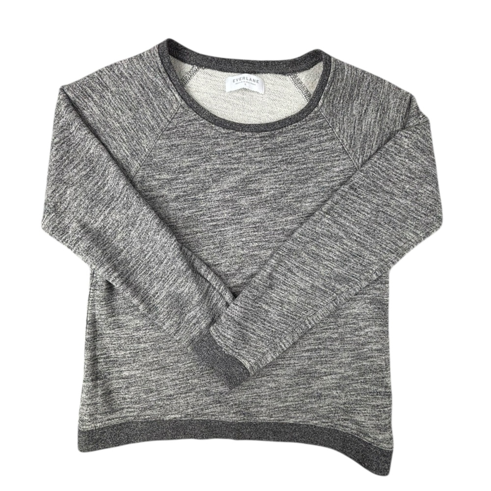Evereve | The Crew Sweatshirt | Marled Grey | Small |‎ Like New!! - Picture 2 of 6